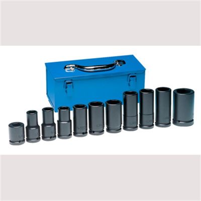 GRE8032 image(0) - Grey Pneumatic 3/4" Drive 11 Piece Truck Wheel Service Set