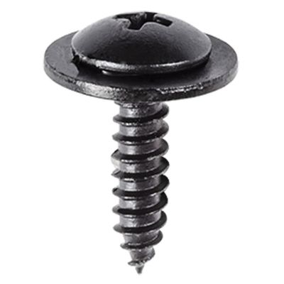 AVCAP20259 image(0) - AUVECO AP20259 Phillips Truss Head Sems A/AB Point Tapping Screw, M4.8 x 1.6 mm Screw x 19 mm L, Black E-Coat