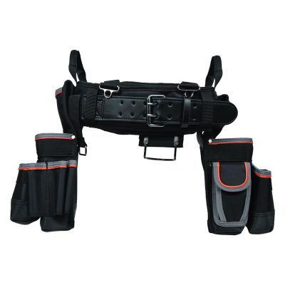 KLE55419SP14 image(0) - Klein Tools Tool Bag, Tradesman Pro&trade; Shoulder Pouch, 14 Pockets, 10-Inch