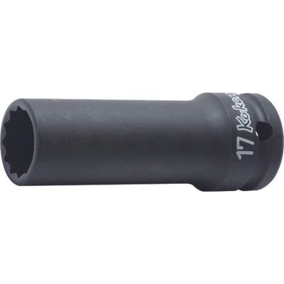 KKN14305M-26 image(0) - Ko-ken USA 14305M-26 1/2 Sq. Dr. Socket 26mm 12 point Length 85mm
