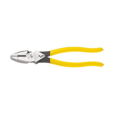 KLED213-9NE-CR image(0) - Klein Tools Lineman's Crimping Pliers, 9-Inch