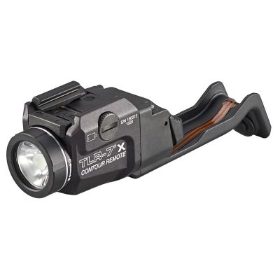 STL69428 image(0) - Streamlight TLR-7 X Contour Remote (for Most Railed GLOCK Gen 4 or Gen 5 Models) - Includes Mounting Key, CR123A Lithium Battery - Box - Black