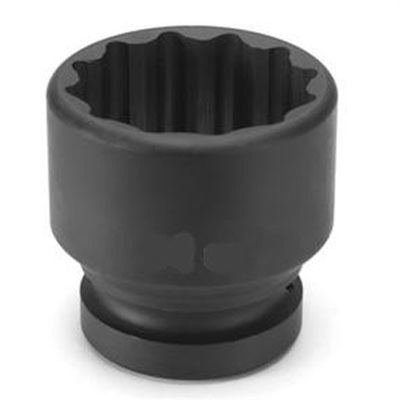 GRE4157M image(0) - Grey Pneumatic 1" Drive x 57mm Standard - 12 Point Socket
