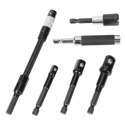 WLMW9072 image(0) - Wilmar Corp. / Performance Tool 6 Piece Power Tool Adapter Set