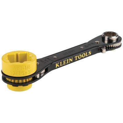 KLEKT155T image(0) - Klein Tools 6-in-1 Lineman's Ratcheting Wrench