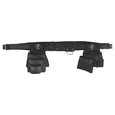 KLE5709L image(0) - Klein Tools Electrician's Padded Tool Belt/Pouch Combo, 11-Pocket, 4-Piece, L