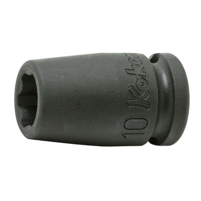 KKN13425-10EPL image(0) - Ko-ken USA 13425-10EPL 3/8 Sq. Dr. Impact TORXplus&Acirc;&reg; 10EPL Low Profile Socket - Length 32mm
