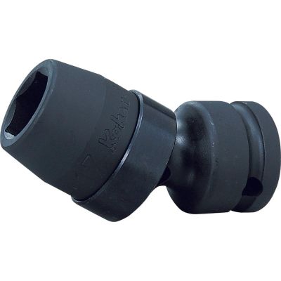 KKN14440M-15 image(0) - Ko-ken USA 14440M-15 1/2 Sq. Dr. Universal Socket 15mm 6 point Length 69.5mm