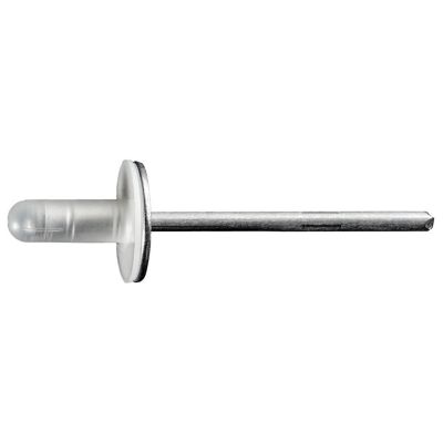 AVC20834 image(0) - AUVECO 20834 Specialty Rivet, 3/16 in Dia x 1/16 to 1/4 in Grip Range, Aluminum Rivet/Steel Mandrel
