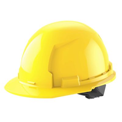 MLW48-73-1102 image(0) - Milwaukee Tool BOLT Yellow Front Brim Hard Hat w/4pt Ratcheting Suspension (USA) - Type 1, Class E