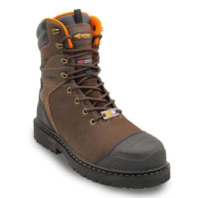 FSIA7384-8EE image(0) - Avenger Work Boots Hammer MAX Tall Insulated - 8" 600 Gram - Men's - CN|EH|PR|WP|IN|HR|SR|B&W - Brown - Size: 8 - EE - (Extra Wide)