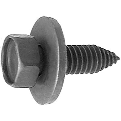 AVCAP11320 image(0) - AUVECO AP11320 Hex Head Sems CA Point Body Bolt, 5/16 in - 18 TPI x 1 in L x 1/2 in Across Flats, Phosphate