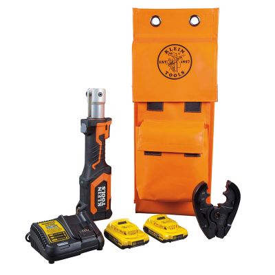 KLEBAT207T1 image(0) - Klein Tools Battery-Operated Crimper, BG Die/D3 Groove, 2 Ah