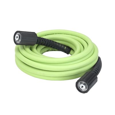 LEGHFZPW3425M image(0) - Legacy Manufacturing Flexzilla Pressure Washer Hose, 1/4" x 25�, 3100 PSI, M22 Fittings, ZillaGreen