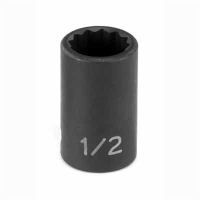 GRE1120M image(0) - Grey Pneumatic 3/8" Drive x 20mm 12 Point Standard Socket