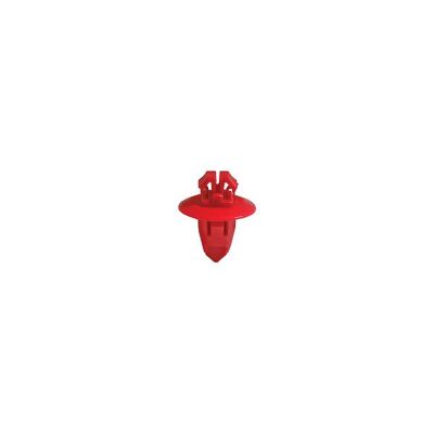 AVCAP20391 image(0) - AUVECO AP20391 Fender Molding Clip, 17 mm Dia Head x 13 mm L Stem, Nylon, Red