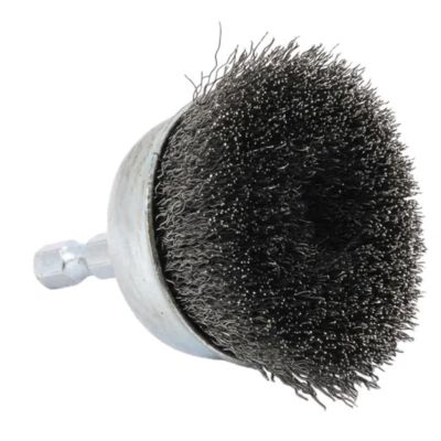 FOR72730 image(1) - Forney Industries Cup Brush, Crimped, 2 in x .008 in x 1/4 in Hex Shank