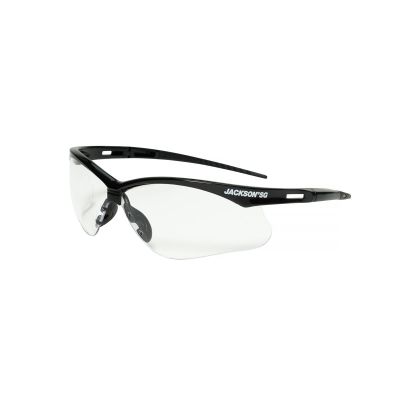 SRW50001 image(0) - Jackson Safety Safety Glasses - SG Series - Clear Lens - Black Frame - STA-CLEAR Anti-Fog - Indoor