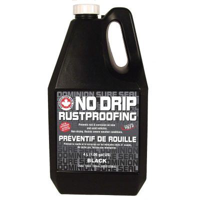 DOMASS512SB4L image(0) - Dominion Sure Seal ASS512SB4L No Drip Rust Proofing, 4 L Jug, Black, Liquid