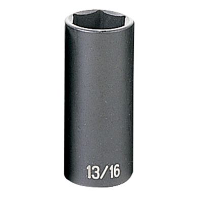 GRE1026D image(0) - Grey Pneumatic 3/8" Drive x 13/16" Deep Socket