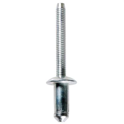 AVC21286 image(0) - AUVECO 21286 Specialty Rivet, 1/4 in Dia, 3/16 to 17/64 in Grip Range, Steel