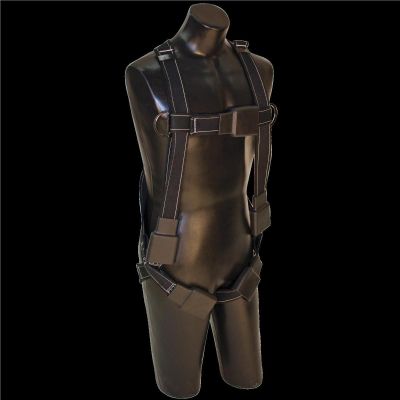SRW800151 image(0) - FALL SAFE Safety Harness - A-SERIES NOMEX / KEVLAR WEB - Nomex / Kevlar Vest-Style Coated Hardware - Back, Pass Through, Pass Through - Size: Small