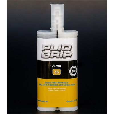 PLI7770B image(0) - PLIO-GRIP Plastic Panel 35 7770B Plastic Panel Bonding, 220 mL Cartridge, Black