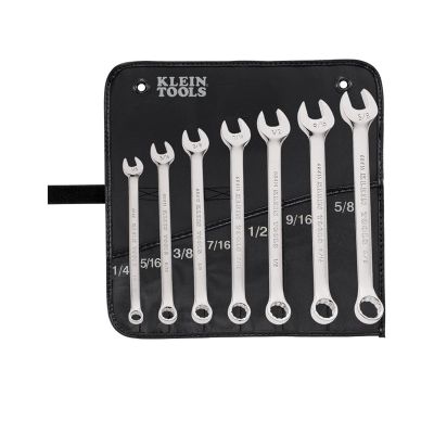 KLE68400 image(0) - Klein Tools Combination Wrench Set, 7-Piece