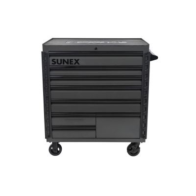 SUN8060XTGRY image(0) - SUNEX Premium 8 Drawer Service Cart - Grey