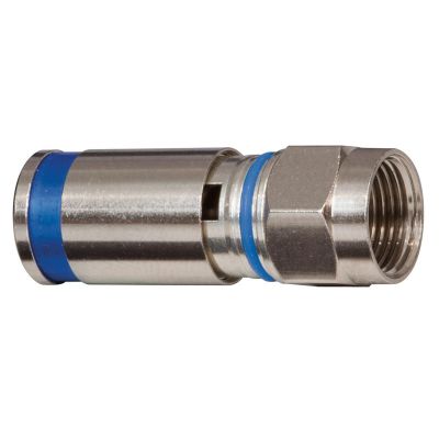 KLEVDV812623 image(0) - Klein Tools Weatherproof F-Compression Connectors RG6 10-Pack