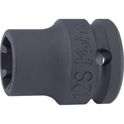 KKN14401LH-6S image(0) - Ko-ken USA 14401LH-6S 1/2 Sq. Dr. Socket 6S Length 38mm