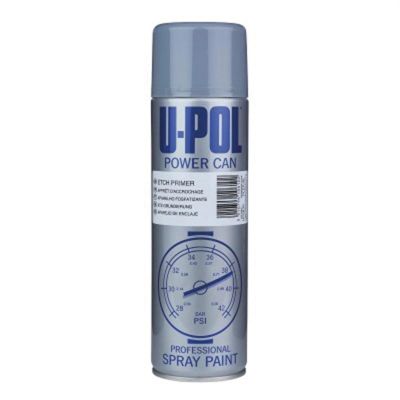 UPO0830 image(0) - U Pol Products Power Can UP0830 Etch Primer, 500 mL Aerosol Can, Gray, Liquid
