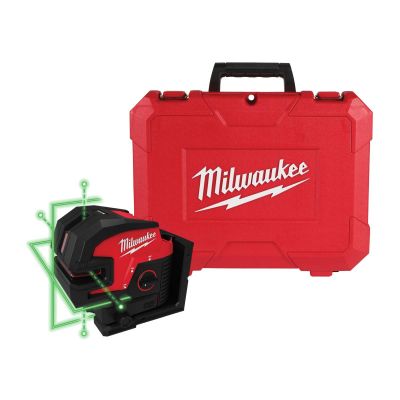 MLW3624-20 image(0) - Milwaukee Tool M12 Green Laser &hyphen; Cross Line & 4-Points