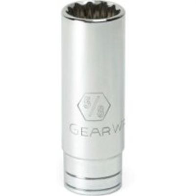 KDT80224 image(0) - GearWrench 1/4 Inch Drive 12 Point Deep SAE Socket 5/16 Inch