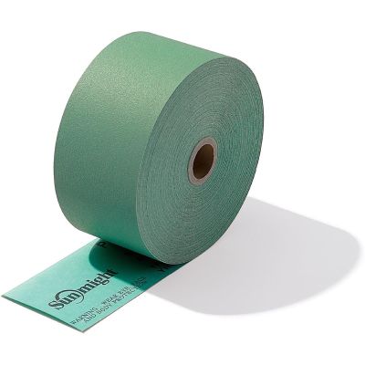 SUA22108 image(0) - Sunmight USA Corporation Film 22108 Open Coated Sheet Roll, 2-3/4 in W x 45 yd L, P120 Grit, Premium Aluminum Oxide Abrasive