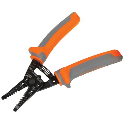 KLE11055RINS image(0) - Klein Tools Insulated Klein-Kurve&reg; Wire Stripper and Cutter