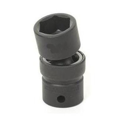 GRE2138U image(1) - Grey Pneumatic 1/2" Drive x 1-3/16"  Standard Universal- 12 Point Socket - Black