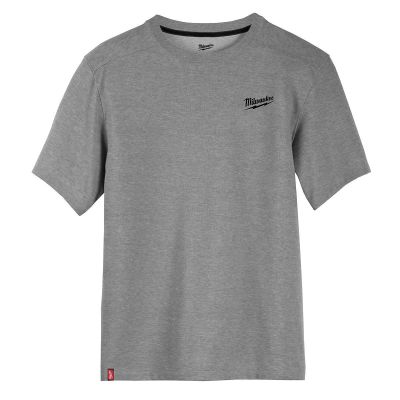 MLW603G-2X image(1) - Milwaukee Tool HYBRID WORK TEE - SS GRAY 2X