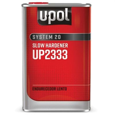 UPO2333 image(0) - U Pol Products SYSTEM 20 UP2333 National Rule Slow Hardener, 1 L Tin, Clear, Liquid, Use With: 2K Primers and Clearcoats