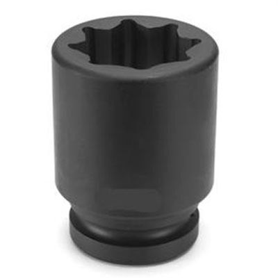 GRE4570SD image(0) - Grey Pneumatic 1" Drive x 2-3/16" Deep - 8 Point Socket