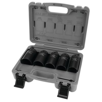 WLMW89316 image(0) - Wilmar Corp. / Performance Tool 5 Piece 12pt Axle Nut Socket
