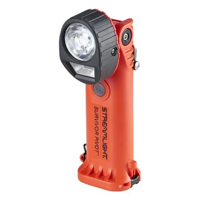STL91804 image(0) - Streamlight Survivor Pivot USB - Includes 22" (55.88 Cm) USB Cord and Battery Carrier) - Orange