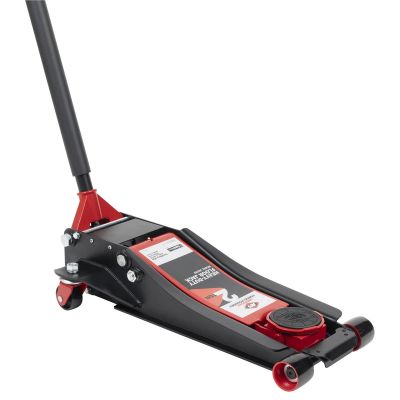 INT202HD image(0) - American Forge & Foundry Service Jack - 2 Ton Capacity - Lightning Lift - Short Chassis - Low Profile - 2 pc Handle - 2.75" Min H to 19.7" Max H - Heavy Duty