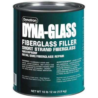DYN464 image(0) - Dynatron Bondo Dyna-Glass 464 Short Strand Fiberglass Reinforced Body Filler, 1 gal Can, Green, Liquid/Paste