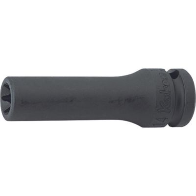 KKN14325-E14 image(0) - Ko-ken USA 14325-E14 1/2 Sq. Dr. Deep Impact TORX Socket - Length 80mm