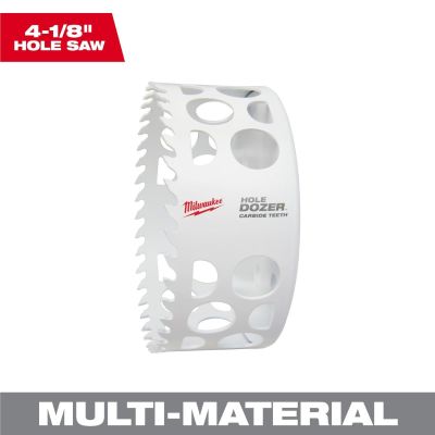 MLW49-56-0743 image(0) - Milwaukee Tool 4-1/8 Inch HOLE DOZER with Carbide Teeth Hole Saw