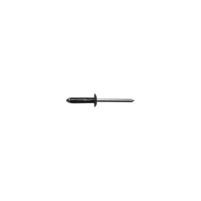 DCO1609PK image(0) - Disco Automotive Hardware 1609PK Molding Split Rivet, 3/16 in Dia x 5/64 to 15/64 in Grip Range, Aluminum, Black