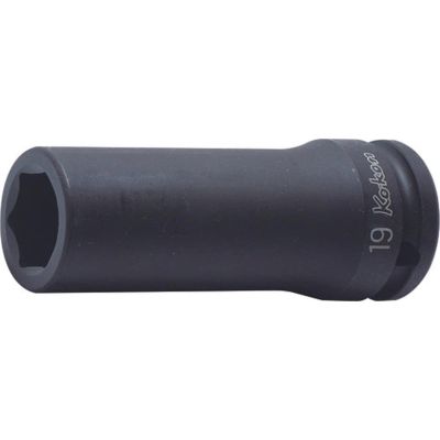 KKN15300M-17 image(0) - Ko-ken USA 15300M-17 5/8 Sq. Dr. Socket 17mm 6 point Length 90mm