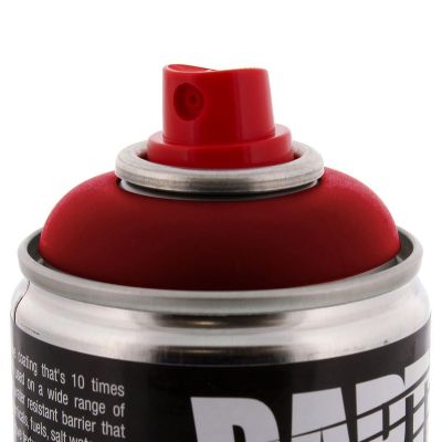 UPO4886 image(1) - U Pol Products RAPTOR UP4886 2K Bedliner Aerosol, 13.2 oz Aerosol Can, Flame Red, 14.5 sq-ft Coverage