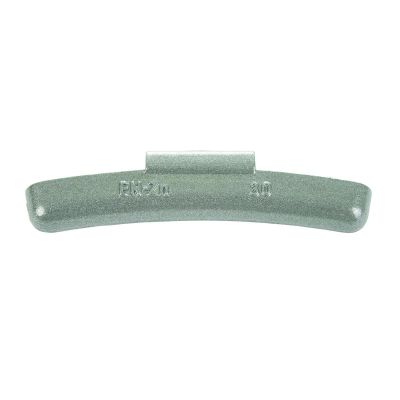 PWWEN025Z image(0) - Wegmann Automotive 25 g Zinc Coated Clip-on ENZ Green Series Wheel Weight (Box of 25)